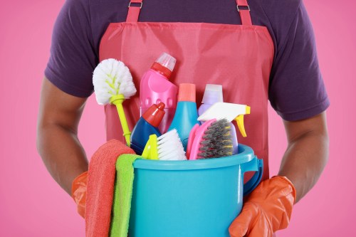 Professional domestic cleaning in a Richmond home interior