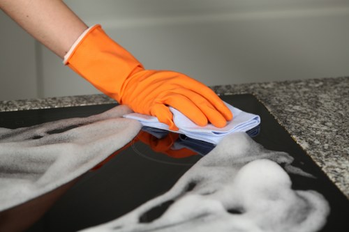 Complaint handling process for a cleaning service review