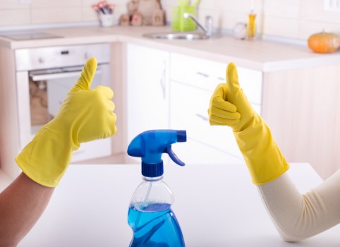 A clean kitchen maintained by home cleaners in Richmond