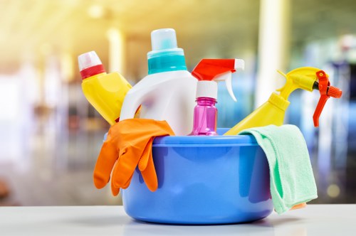 Tools used for window cleaning in Richmond on glass panels