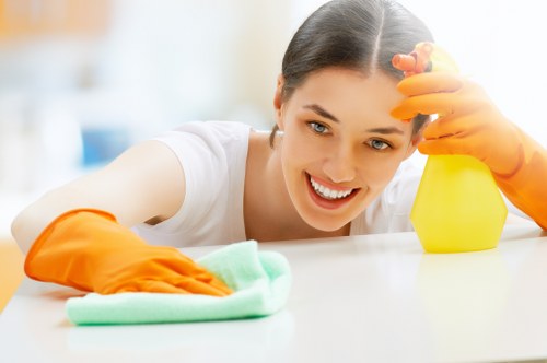 Professional cleaners in Richmond maintaining a spotless home interior