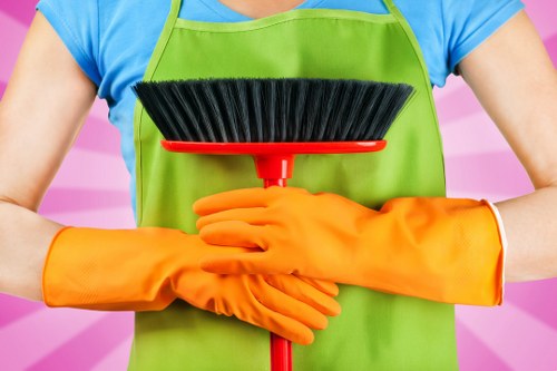 Specialist after builders cleaning Richmond team polishing new surfaces