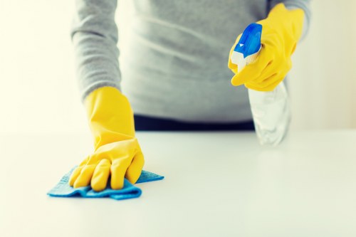 Detailed post-construction cleaning in Richmond for windows and floors