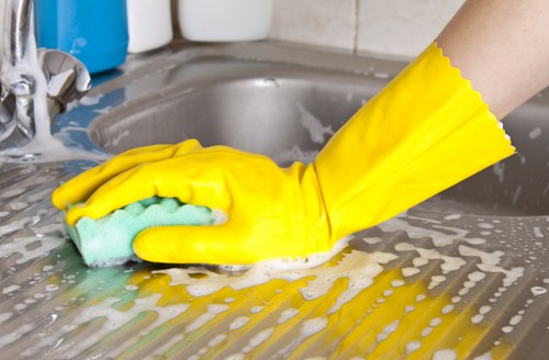 Recording a cleaning complaint and checking service notes