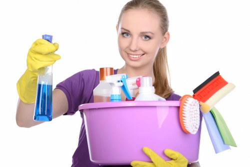 Richmond cleaning service handling detailed surface and glass cleaning