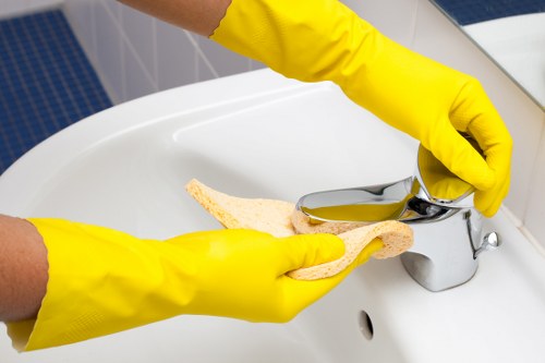Detailed cleaning service in a modern Richmond space